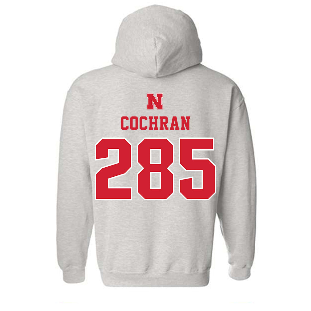 Nebraska - NCAA Wrestling : Lucas Cochran - Classic Shersey Hooded Sweatshirt-1