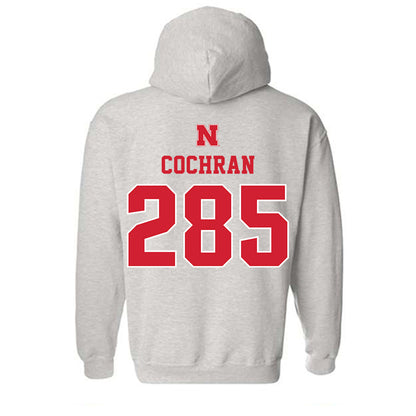 Nebraska - NCAA Wrestling : Lucas Cochran - Classic Shersey Hooded Sweatshirt-1
