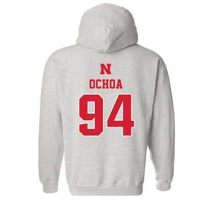 Nebraska - NCAA Football : Jordan Ochoa - Classic Shersey Hooded Sweatshirt-1
