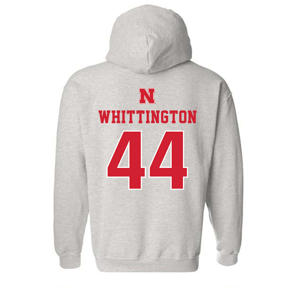 Nebraska - NCAA Football : Jahsear Whittington - Classic Shersey Hooded Sweatshirt-1