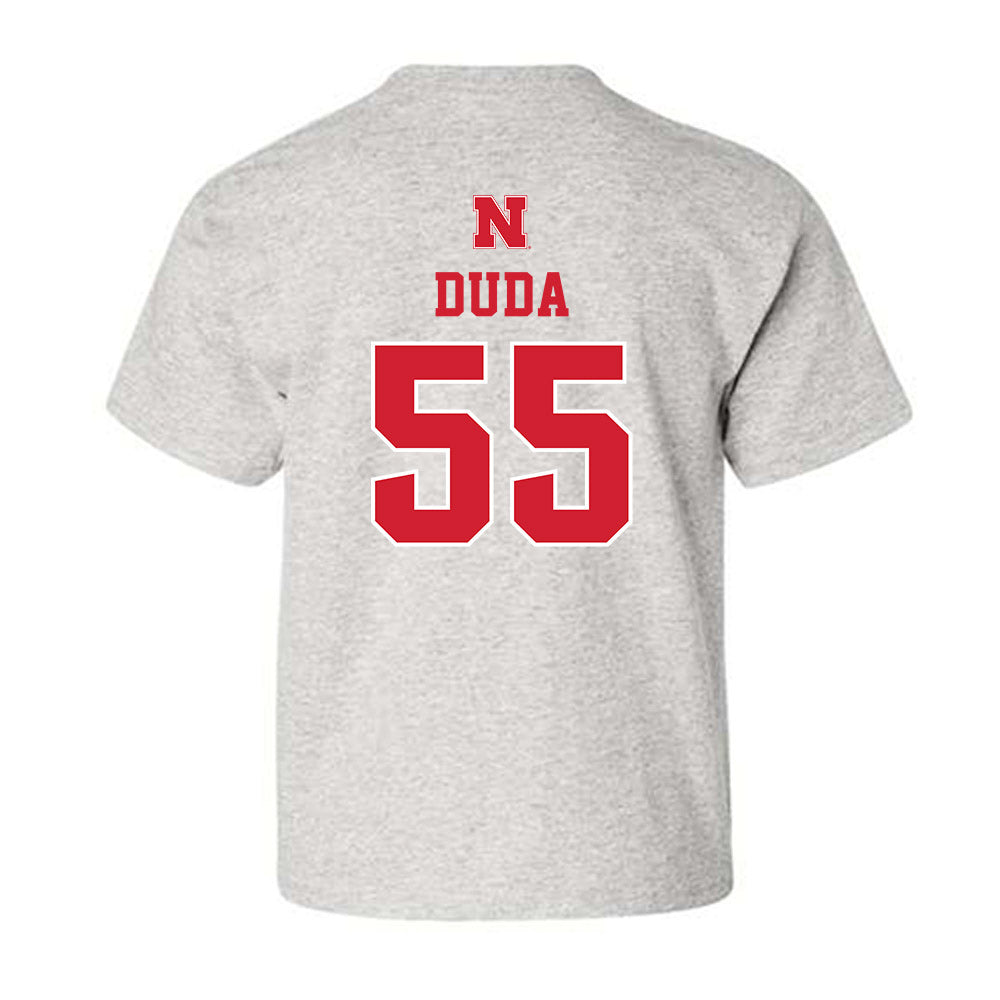 Nebraska - NCAA Football : Ethan Duda - Classic Shersey Youth T-Shirt-1