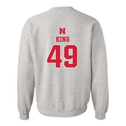 Nebraska - NCAA Football : Danny King - Classic Shersey Crewneck Sweatshirt