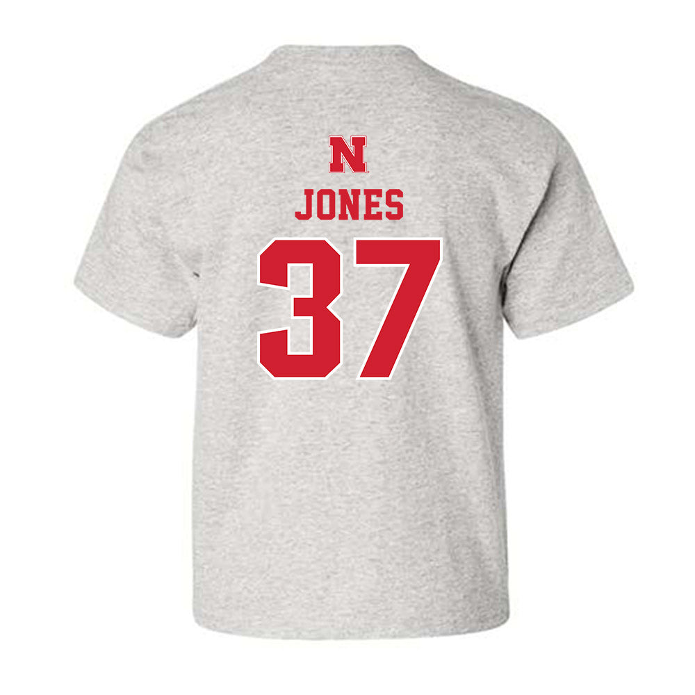 Nebraska - NCAA Football : Donovan Jones - Classic Shersey Youth T-Shirt-1