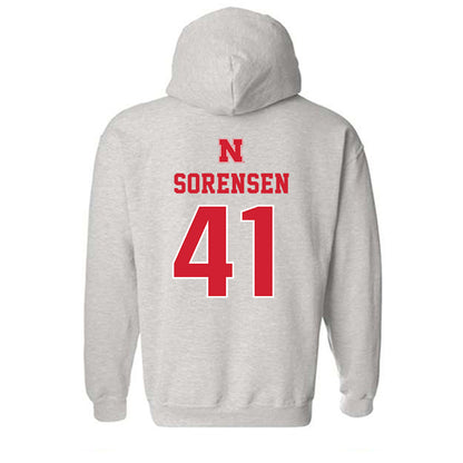Nebraska - NCAA Football : Luke Sorensen - Classic Shersey Hooded Sweatshirt-1