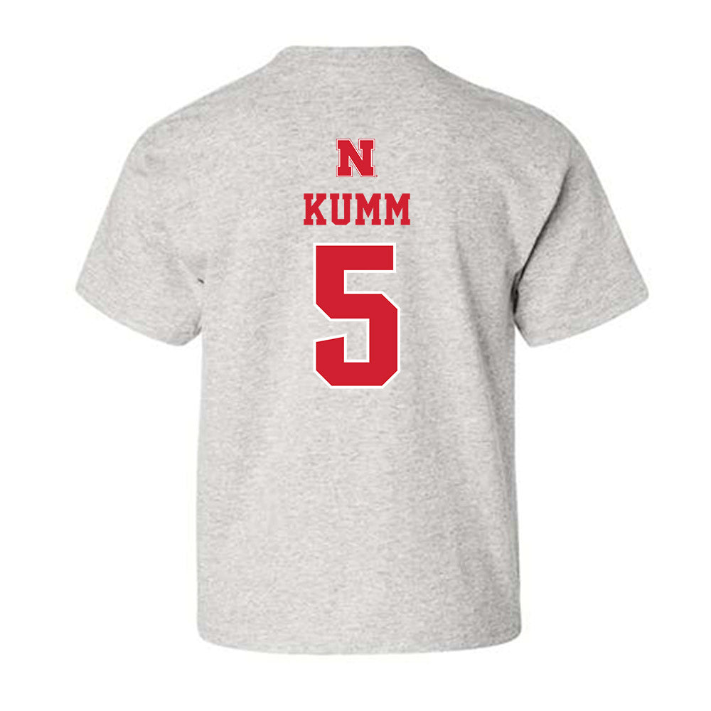 Nebraska - NCAA Football : Taylor Kumm - Classic Shersey Youth T-Shirt-1