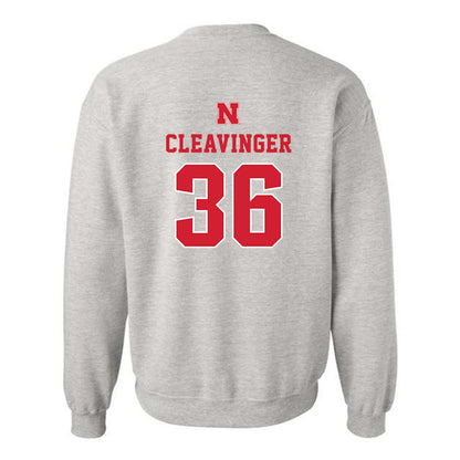 Nebraska - NCAA Baseball : Grant Cleavinger - Classic Shersey Crewneck Sweatshirt-1