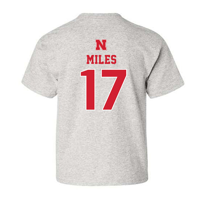 Nebraska - NCAA Football : Larry Miles - Classic Shersey Youth T-Shirt-1