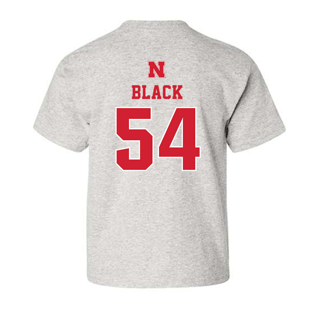 Nebraska - NCAA Football : Brendan Black - Classic Shersey Youth T-Shirt-1