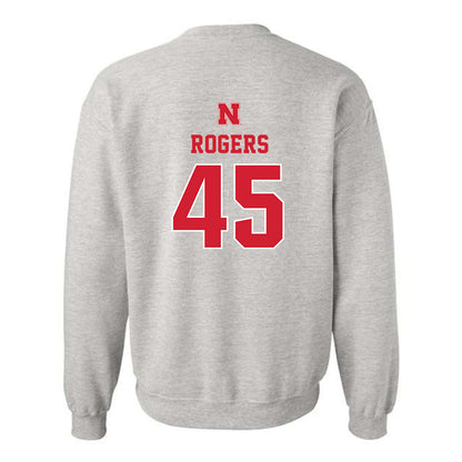 Nebraska - NCAA Football : Dylan Rogers - Classic Shersey Crewneck Sweatshirt-1