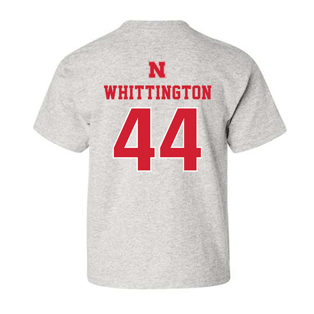 Nebraska - NCAA Football : Jahsear Whittington - Classic Shersey Youth T-Shirt-1