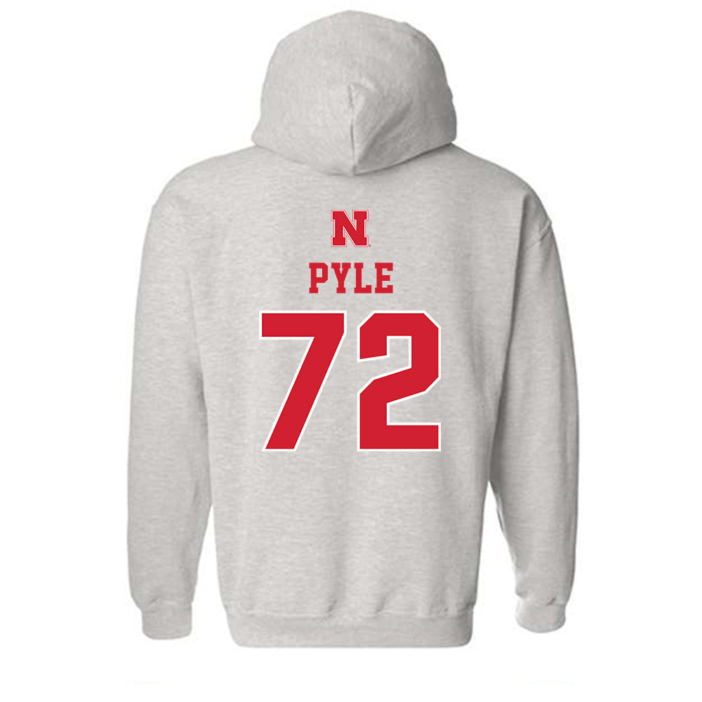 Nebraska - NCAA Football : Gibson Pyle - Classic Shersey Hooded Sweatshirt-1