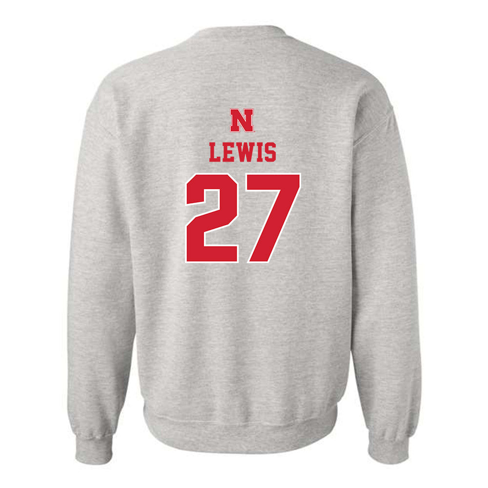 Nebraska - NCAA Women's Soccer : Nathalie Lewis - Classic Shersey Crewneck Sweatshirt-1
