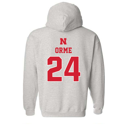 Nebraska - NCAA Men's Basketball : Sam Orme - Classic Shersey Hooded Sweatshirt-1