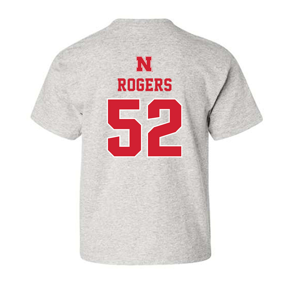Nebraska - NCAA Football : Dylan Rogers - Classic Shersey Youth T-Shirt-1