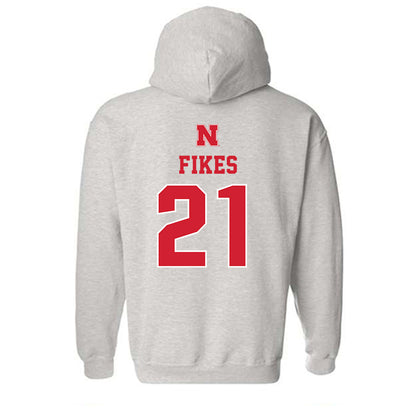 Nebraska - NCAA Baseball : Trey Fikes - Classic Shersey Hooded Sweatshirt-1