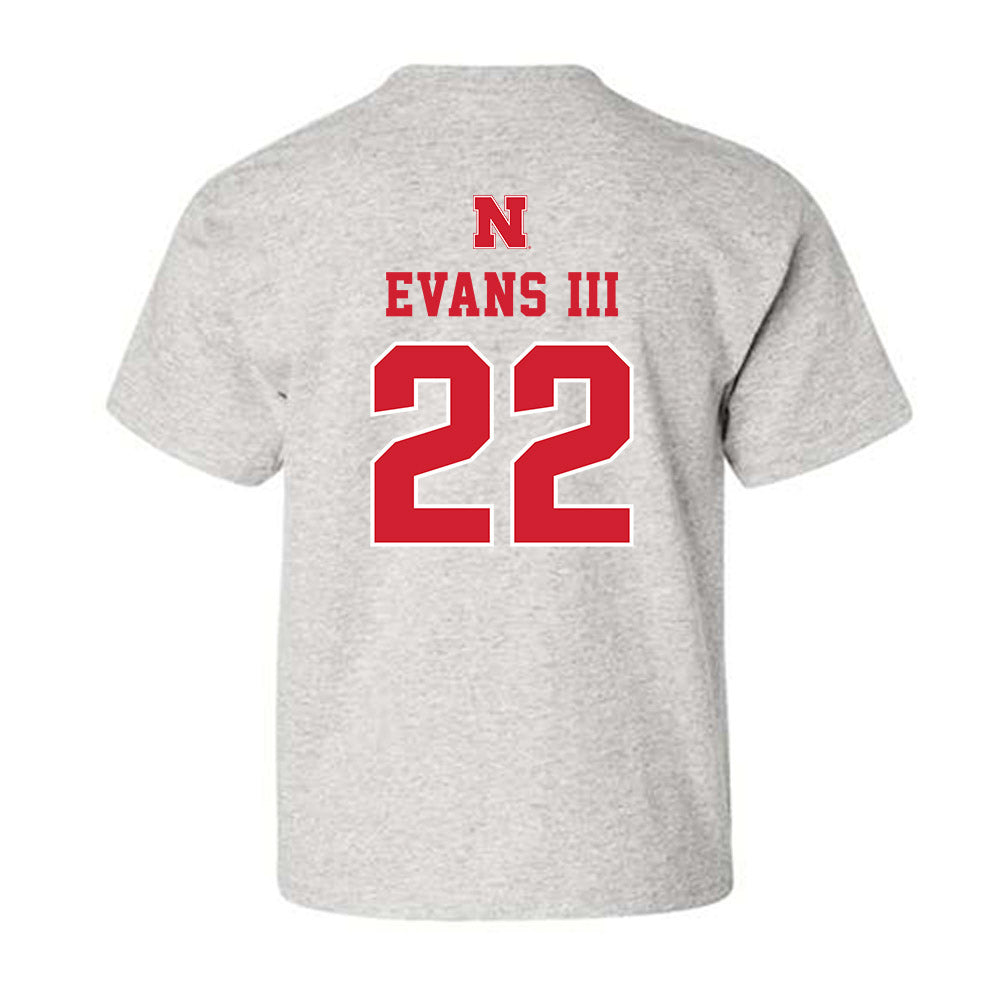 Nebraska - NCAA Football : Victor Evans III - Classic Shersey Youth T-Shirt-1