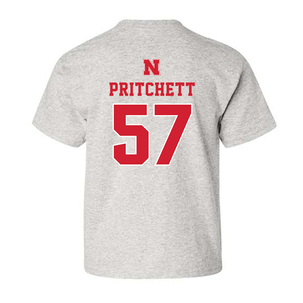 Nebraska - NCAA Football : Elijah Pritchett - Classic Shersey Youth T-Shirt-1
