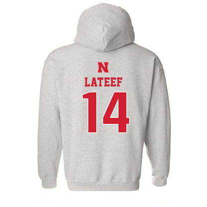 Nebraska - NCAA Football : TJ Lateef - Classic Shersey Hooded Sweatshirt-1