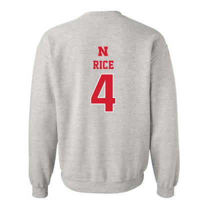 Nebraska - NCAA Men's Basketball : Colin Rice - Classic Shersey Crewneck Sweatshirt-1