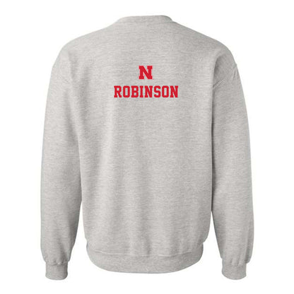 Nebraska - NCAA Wrestling : Vincent Robinson - Classic Shersey Crewneck Sweatshirt-1