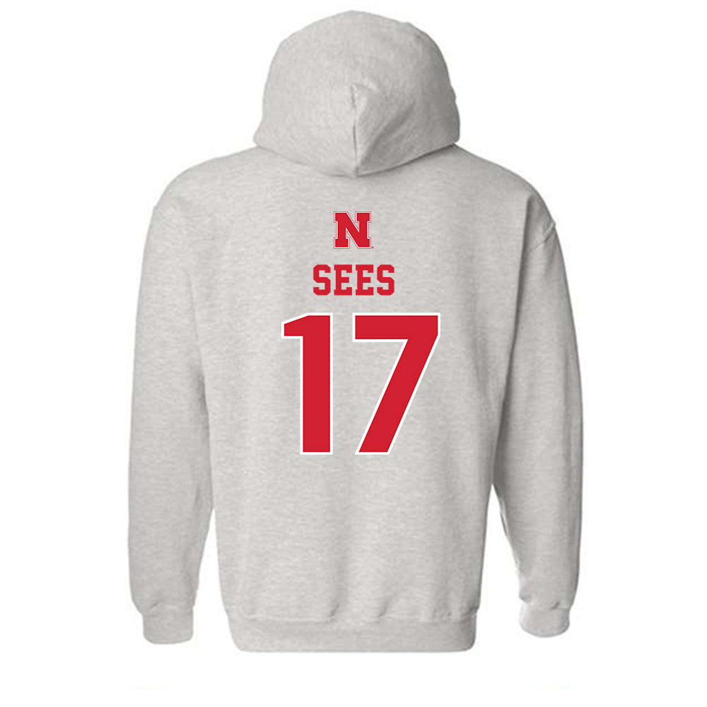 Nebraska - NCAA Women's Soccer : Jo Sees - Classic Shersey Hooded Sweatshirt-1