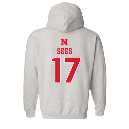 Nebraska - NCAA Women's Soccer : Jo Sees - Classic Shersey Hooded Sweatshirt-1