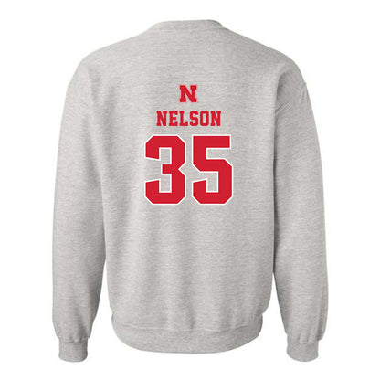 Nebraska - NCAA Football : Mekhi Nelson - Classic Shersey Crewneck Sweatshirt-1