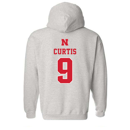 Nebraska - NCAA Men's Basketball : Leo Curtis - Classic Shersey Hooded Sweatshirt-1