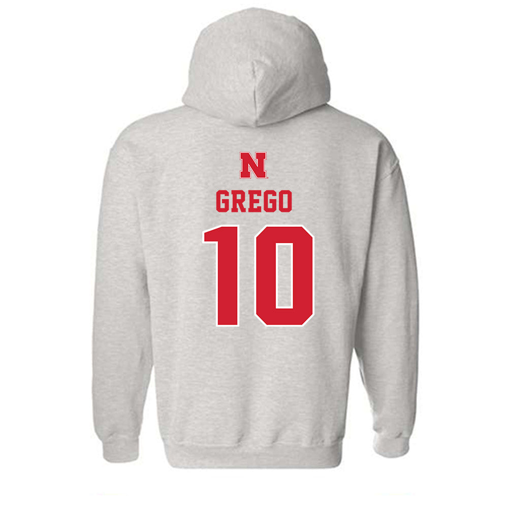Nebraska - NCAA Baseball : Drew Grego - Classic Shersey Hooded Sweatshirt-1