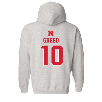 Nebraska - NCAA Baseball : Drew Grego - Classic Shersey Hooded Sweatshirt-1