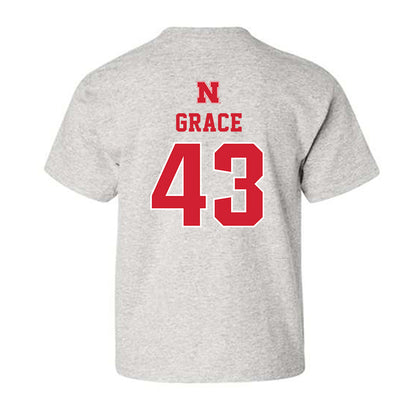 Nebraska - NCAA Baseball : Cooper Grace - Classic Shersey Youth T-Shirt-1