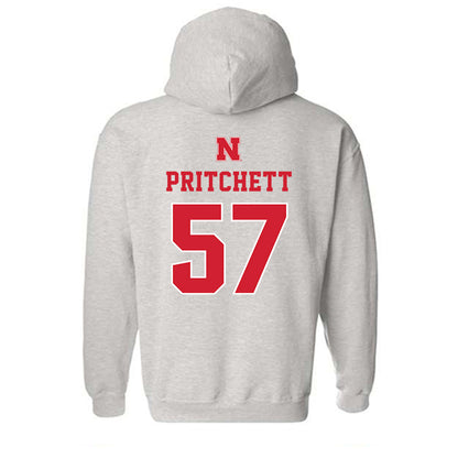 Nebraska - NCAA Football : Elijah Pritchett - Classic Shersey Hooded Sweatshirt-1