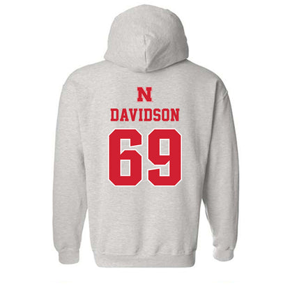 Nebraska - NCAA Football : Landen Davidson - Classic Shersey Hooded Sweatshirt-1