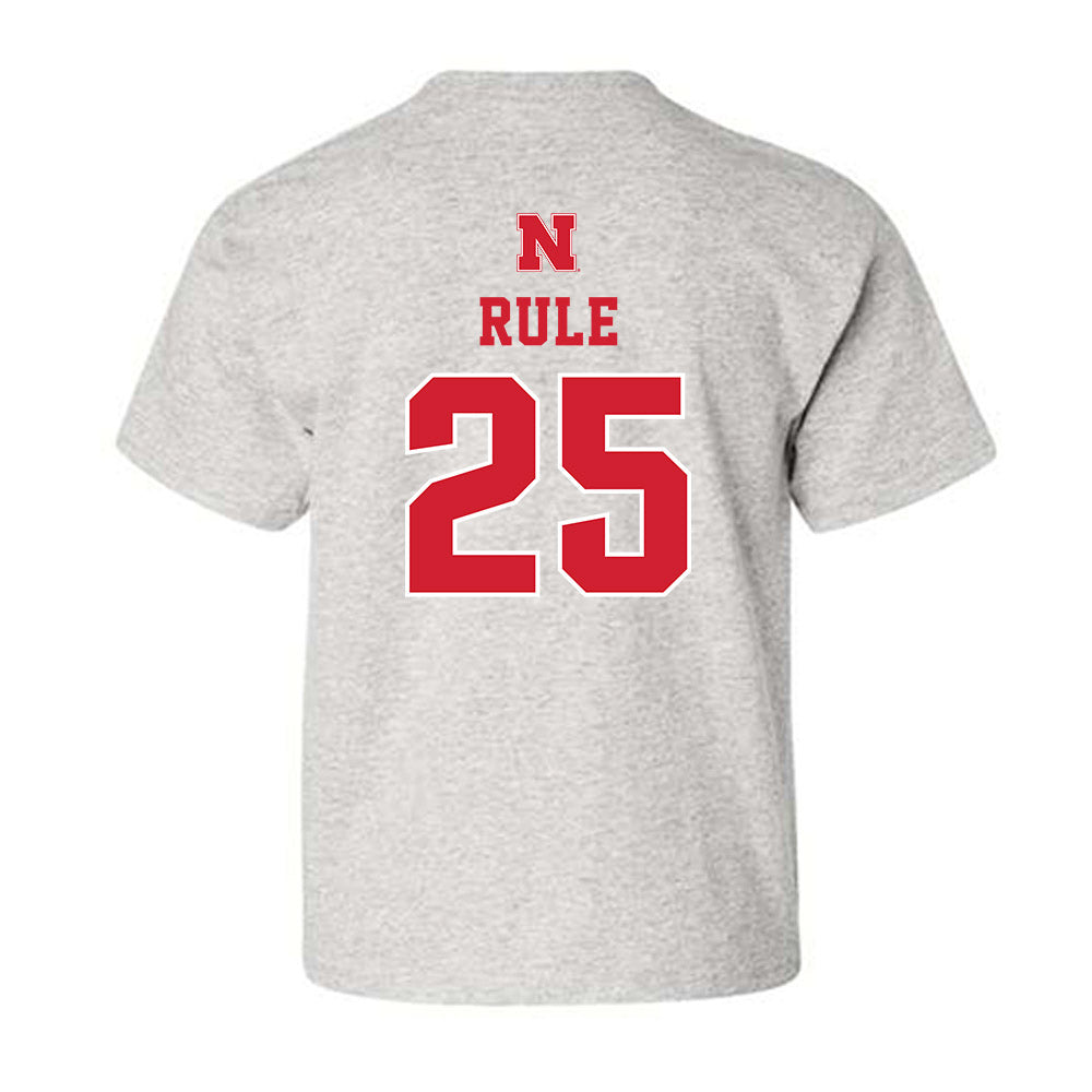 Nebraska - NCAA Football : Jamal Rule - Classic Shersey Youth T-Shirt-1