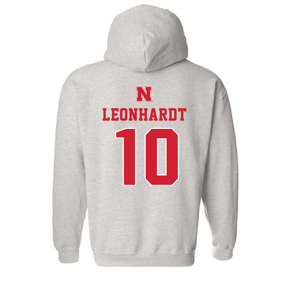 Nebraska - NCAA Men's Basketball : Trevan Leonhardt - Classic Shersey Hooded Sweatshirt-1