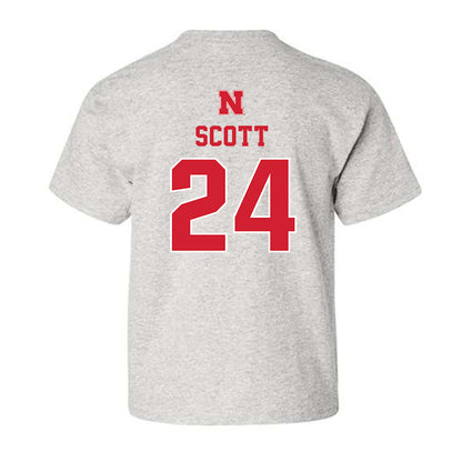 Nebraska - NCAA Football : Nalin Scott - Classic Shersey Youth T-Shirt-1