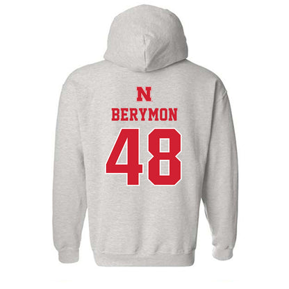 Nebraska - NCAA Football : Dylan Berymon - Classic Shersey Hooded Sweatshirt-1