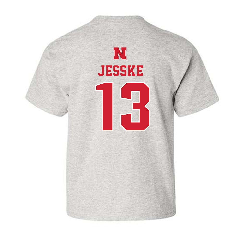 Nebraska - NCAA Baseball : Will Jesske - Classic Shersey Youth T-Shirt-1