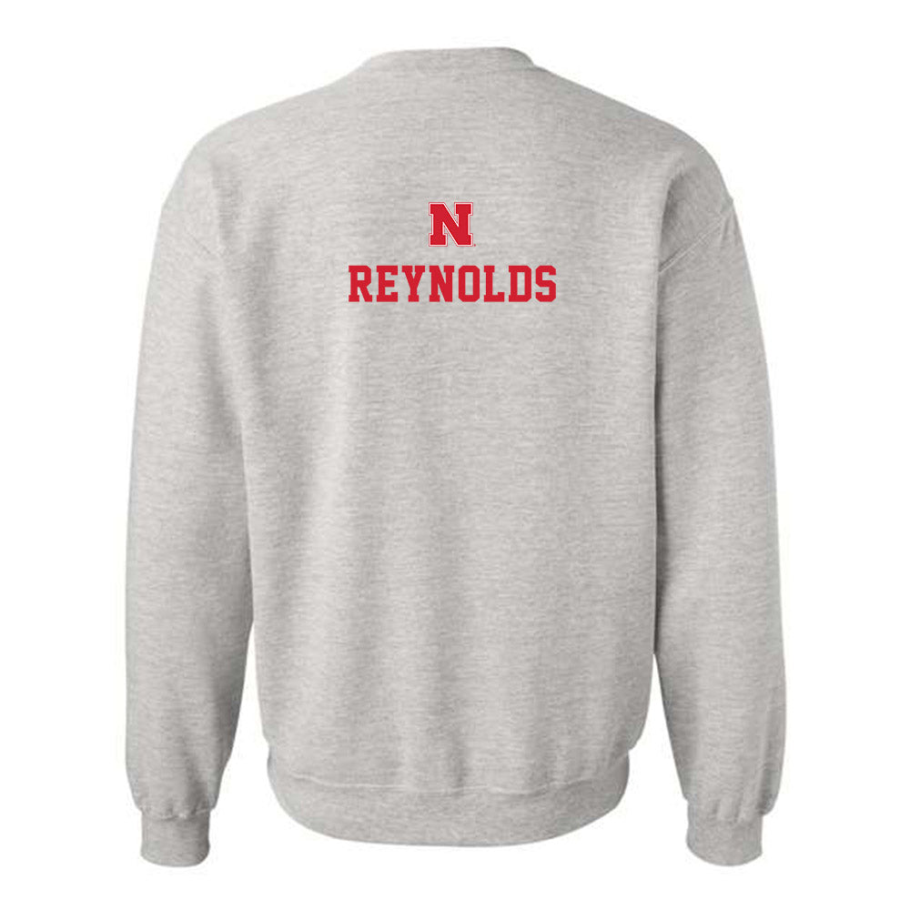 Nebraska - NCAA Football : Jase Reynolds - Classic Shersey Crewneck Sweatshirt-1