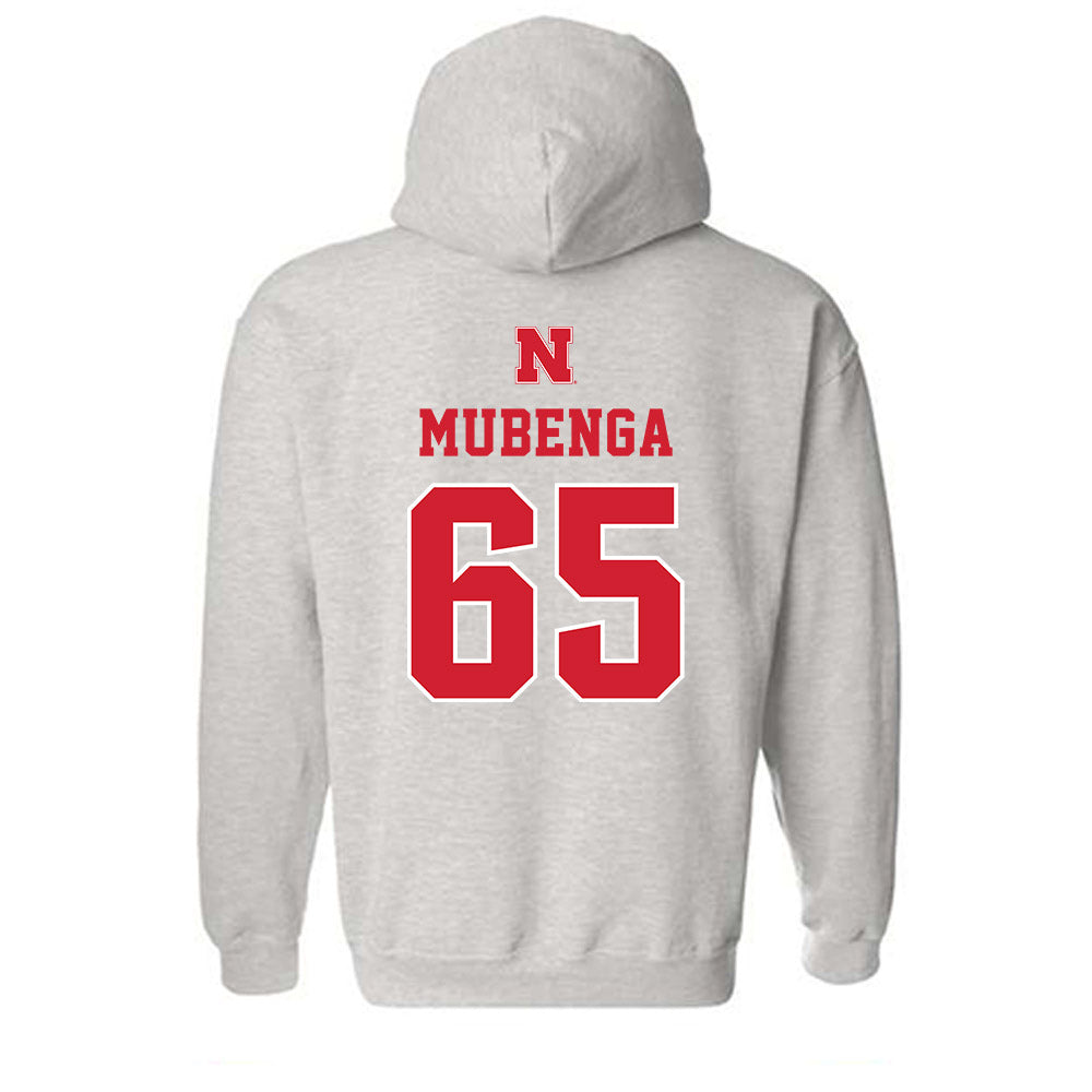 Nebraska - NCAA Football : Paul Mubenga - Classic Shersey Hooded Sweatshirt-1