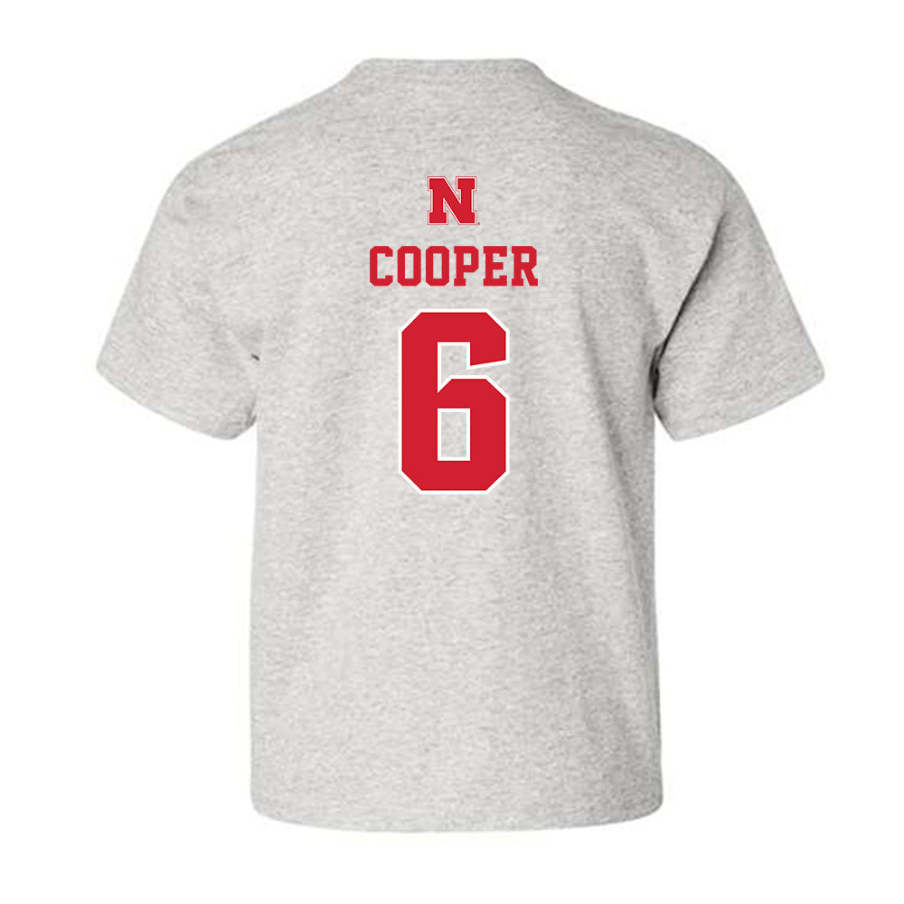Nebraska - NCAA Men's Basketball : Will Cooper - Classic Shersey Youth T-Shirt-1