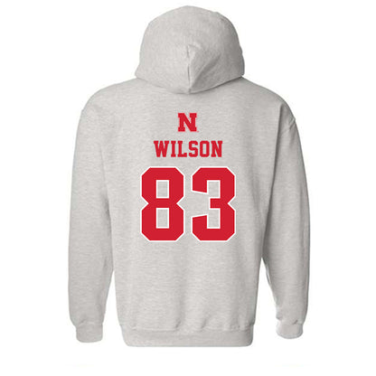 Nebraska - NCAA Football : Archie Wilson - Classic Shersey Hooded Sweatshirt-1
