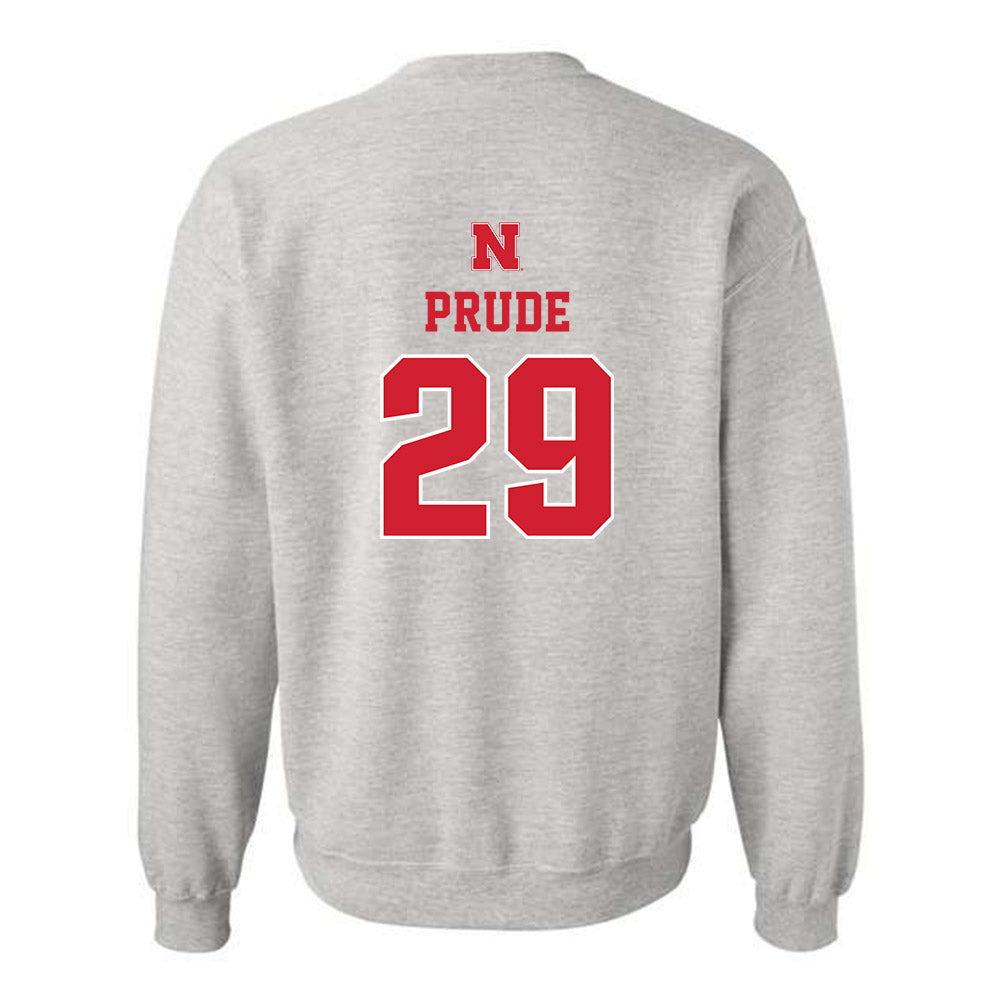 Nebraska - NCAA Football : Braylen Prude - Classic Shersey Crewneck Sweatshirt-1