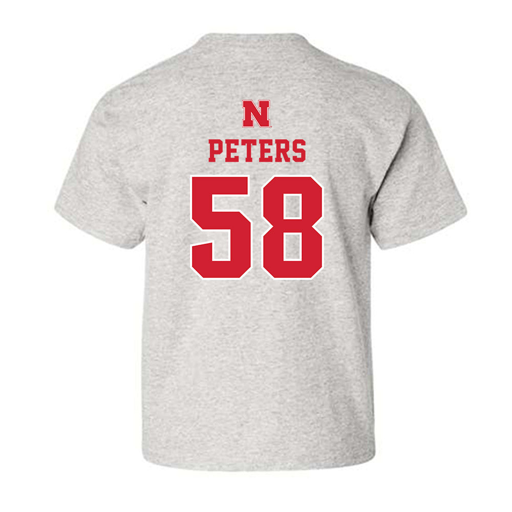 Nebraska - NCAA Football : Jake Peters - Classic Shersey Youth T-Shirt-1