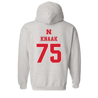 Nebraska - NCAA Football : Tyler Knaak - Classic Shersey Hooded Sweatshirt-1