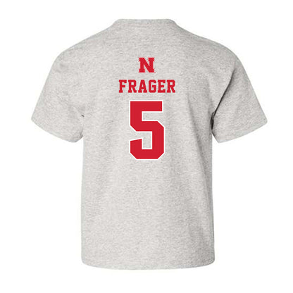 Nebraska - NCAA Men's Basketball : Braden Frager - Classic Shersey Youth T-Shirt-1