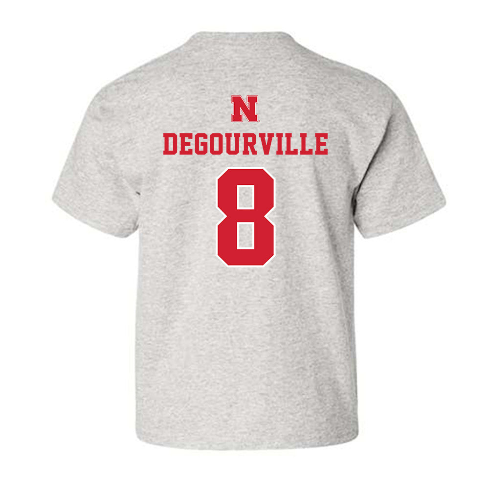 Nebraska - NCAA Men's Basketball : Taj Degourville - Classic Shersey Youth T-Shirt-1