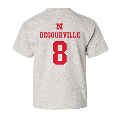 Nebraska - NCAA Men's Basketball : Taj Degourville - Classic Shersey Youth T-Shirt-1