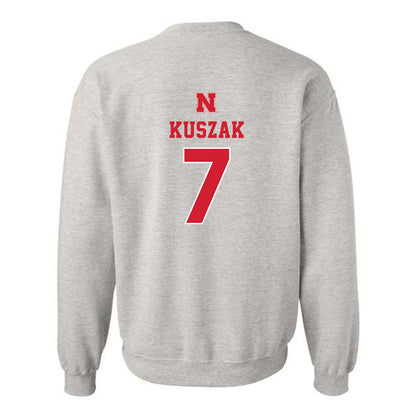 Nebraska - NCAA Softball : Ava Kuszak - Classic Shersey Crewneck Sweatshirt-1