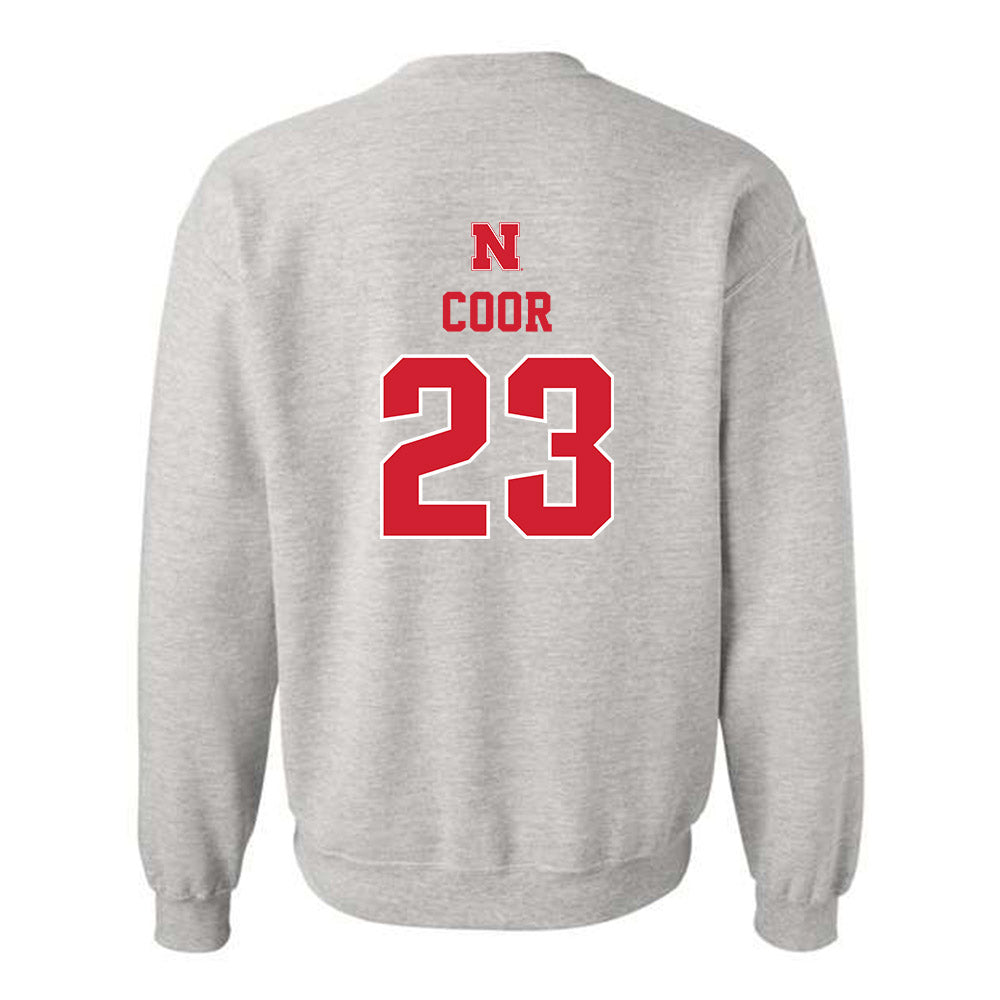 Nebraska - NCAA Softball : Hannah Coor - Classic Shersey Crewneck Sweatshirt-1